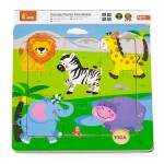 Дерев'яний пазл Viga Toys Звірята в Африці (50838)