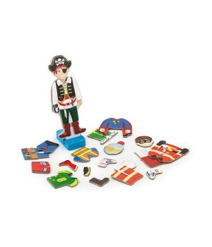 Набір магнітів Viga Toys Гардероб хлопчика (50021VG)