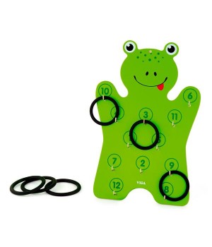 Ігровий набір Viga Toys Жабеня з кільцями (50661)