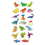 Набір магнітів Viga Toys Динозаври, 20 шт. (50289)