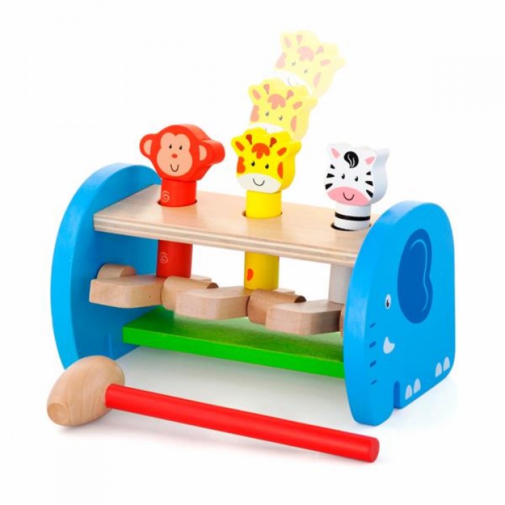 Стукалка Viga Toys Звірята (50683)