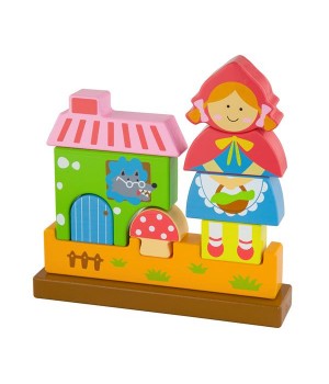 Магнітна дерев'яна іграшка Viga Toys Червона Шапочка (50075)
