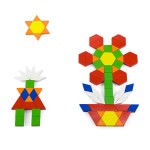 Дерев'яний ігровий набір Viga Toys Кольорова мозаїка, 250 ел. (50065)