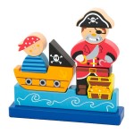 Магнітна дерев'яна іграшка Viga Toys Пірат (50077)
