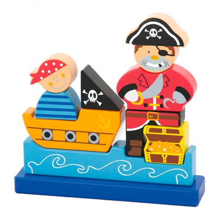 Магнітна дерев'яна іграшка Viga Toys Пірат (50077)