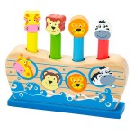 Дерев'яний ігровий набір Viga Toys Веселий ковчег (50041)