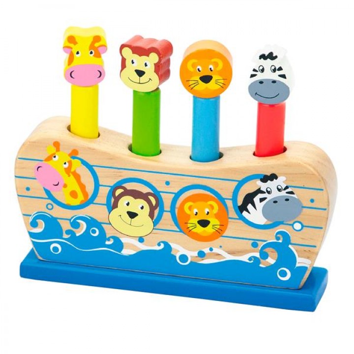 Дерев'яний ігровий набір Viga Toys Веселий ковчег (50041)