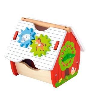 Дерев'яний сортер Viga Toys Веселий будиночок (50533)