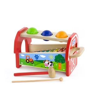 Стукалка Viga Toys Кульки та ксилофон (50348)