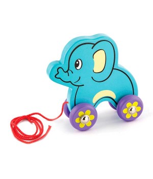 Дерев'яна каталка Viga Toys Слоник (50091)