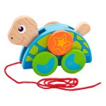 Дерев'яна каталка Viga Toys Черепаха (50080)