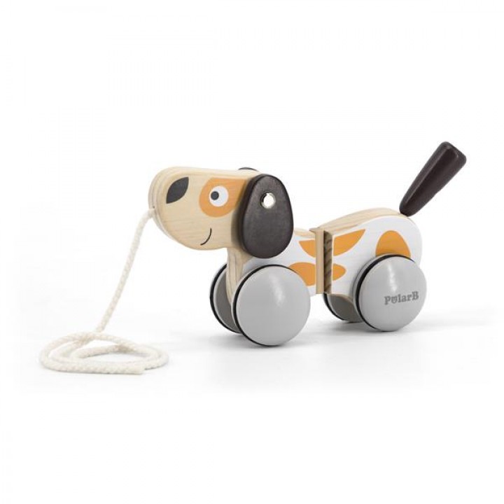 Дерев'яна каталка Viga Toys PolarB Собачка (44043)