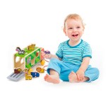 Дерев'яна каталка-сортер Viga Toys  Вантажівка зі звірятами (50344)