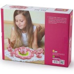 Іграшковий посуд Viga Toys Дерев'яний чайний набір, рожевий (50343)