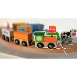Дерев'яна залізниця Viga Toys 39 ел. (50266)