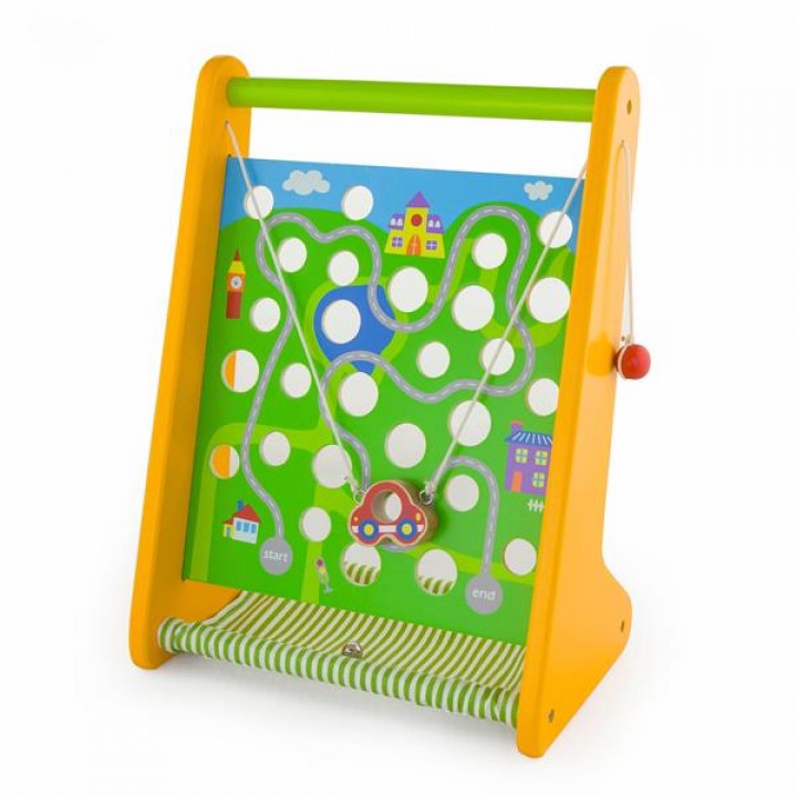 Дерев'яна гра Viga Toys Машинка в дорозі (50664)