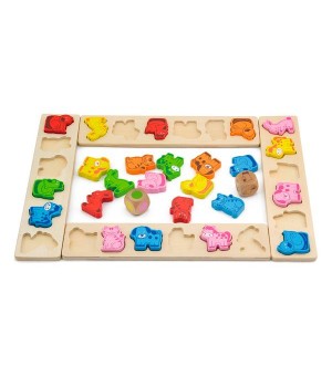 Дерев'яна гра-сортер Viga Toys Карнавал тварин (50450)
