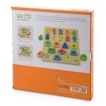 Дерев'яний пазл Viga Toys Цифри і фігури (50119)