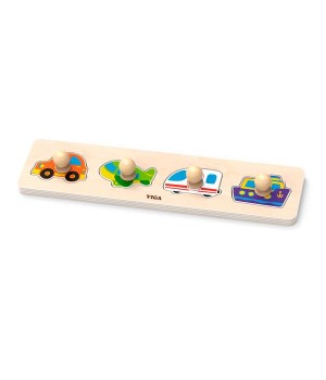 Дерев'яна рамка-вкладиш Viga Toys Види транспорту (44534)