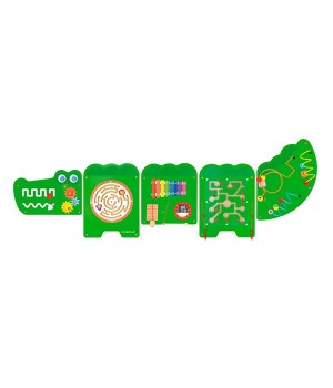 Бізіборд Viga Toys Крокодил, 5 секцій (50346FSC21)