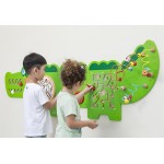 Бізіборд Viga Toys Крокодил, 5 секцій (5034621)