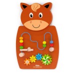 Бізіборд Viga Toys Коник із лабіринтом (5067821)