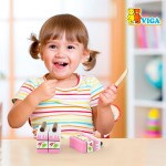 Іграшкові продукти Viga Toys Дерев'яний полуничний торт (5132421)