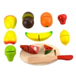 Іграшкові продукти Viga Toys Нарізані фрукти з дерева (5629021)