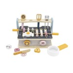 Дитяча плита Viga Toys PolarB з посудом і грилем, складна (4403221)