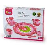 Іграшковий посуд Viga Toys Дерев'яний чайний набір, рожевий (5034321)