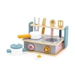 Дитяча плита Viga Toys PolarB з посудом і грилем, складна (4403221)