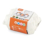 Іграшкові продукти Viga Toys Дерев'яні яйця в лотку, 6 шт. (5922821)
