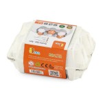 Іграшкові продукти Viga Toys Дерев'яні яйця в лотку, 6 шт. (5922821)