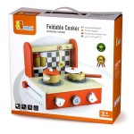 Дитяча плита Viga Toys з посудом, складна (50232)21
