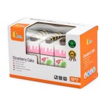 Іграшкові продукти Viga Toys Дерев'яний полуничний торт (5132421)