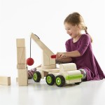 Іграшкова машина Guidecraft Block Science Trucks Велика стінобитна машина (G7533)