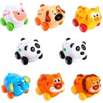 Набір іграшкових машинок Hola Toys Веселий зоопарк, 8 шт. (376)