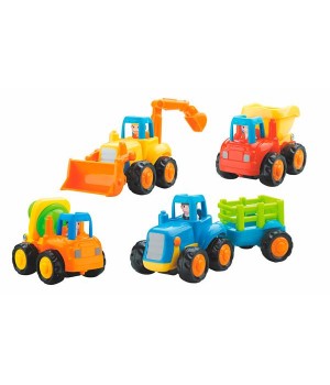 Набір іграшкових машинок Hola Toys Фермерська техніка, 4 шт. (326)