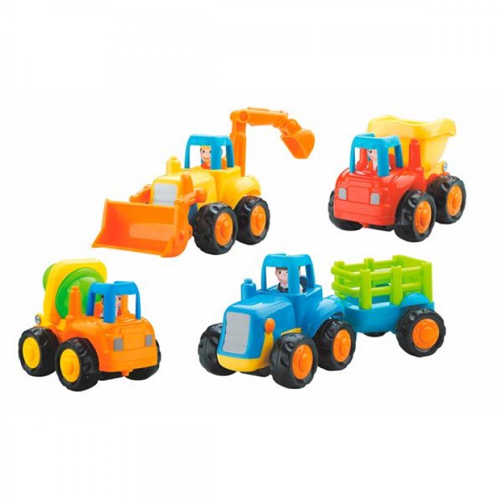 Набір іграшкових машинок Hola Toys Фермерська техніка, 4 шт. (326)