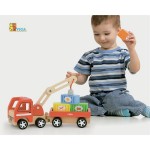 Дерев'яна іграшкова машинка Viga Toys Автокран (5069021)