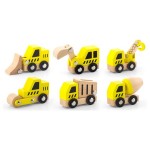 Набір іграшкових машинок Viga Toys Будтехніка, 6 шт. (5054121)