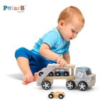 Дерев'яна іграшкова машинка Viga Toys PolarB Автовоз (44014)