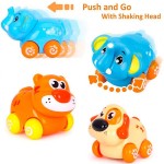 Набір іграшкових машинок Hola Toys Веселий зоопарк, 8 шт. (376)