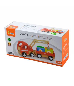 Дерев'яна іграшкова машинка Viga Toys Автокран (5069021)