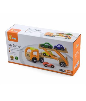 Дерев'яна іграшкова машинка Viga Toys Автотрейлер (5082521)