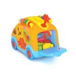 Музичний автобус-сортер Hola Toys зі звірятами (98821)