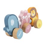 Дерев'яна каталка Viga Toys PolarB Звірята (44023)