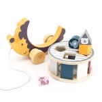 Дерев'яна каталка-сортер Viga Toys PolarB Їжачок (44025)