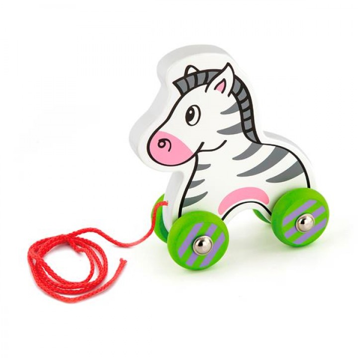 Дерев'яна каталка Viga Toys Зебра (5009321)