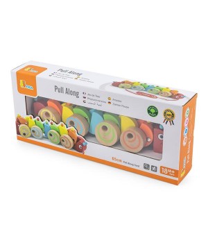 Дерев'яна каталка Viga Toys Гусеничка (5995021)
